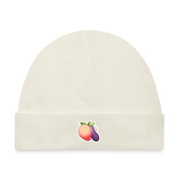 Oh mein Pfirsich - Baby Premium Organic Mütze - Naturweiß - Vorne