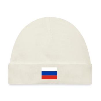 Russland - Baby Premium Organic Mütze - Naturweiß - Vorne