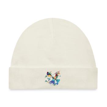 Vögel,fink,meise, vogelschwarm, Graffiti,bunt - Baby Premium Organic Mütze - Naturweiß - Vorne
