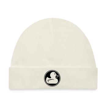 Ente Icon - Baby Premium Organic Mütze - Naturweiß - Vorne