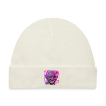 Mahatma Gandhi - Baby Premium Organic Mütze - Naturweiß - Vorne