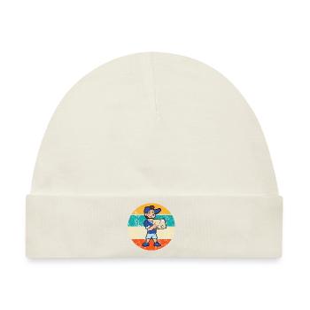 Paketdienst Paketzusteller Paketbote Spedition - Baby Premium Organic Mütze - Naturweiß - Vorne