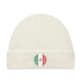 Mexiko Flagge Mexikanische Fahne Mexico Südamerika - Baby Premium Organic Mütze - Naturweiß - Vorne