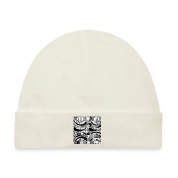 Pattern - Baby Premium Organic Mütze - Naturweiß - Vorne
