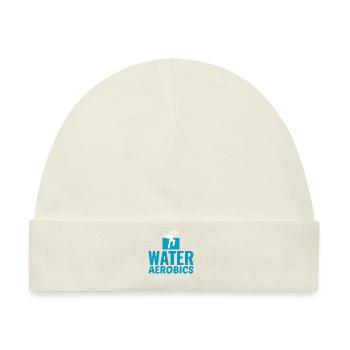 Wassergymnastik Aquatische Fitness Aqua Exercise - Baby Premium Organic Mütze - Naturweiß - Vorne