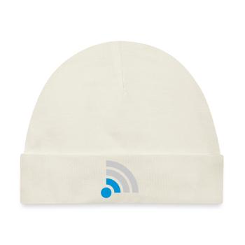 Symbol Verbindungsprobleme kein Wifi - Baby Premium Organic Mütze - Naturweiß - Vorne