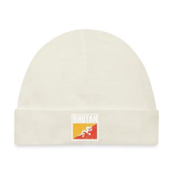 Bhutan - Baby Premium Organic Mütze - Naturweiß - Vorne