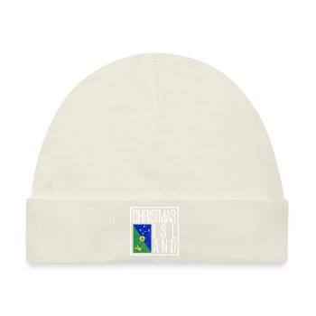 Weihnachtsinsel - Baby Premium Organic Mütze - Naturweiß - Vorne