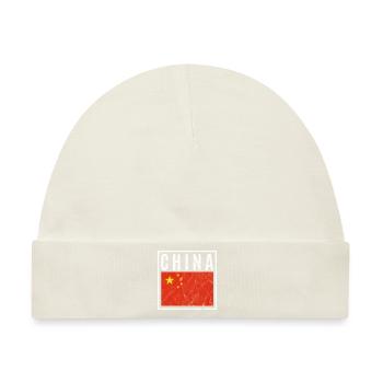 China - Baby Premium Organic Mütze - Naturweiß - Vorne