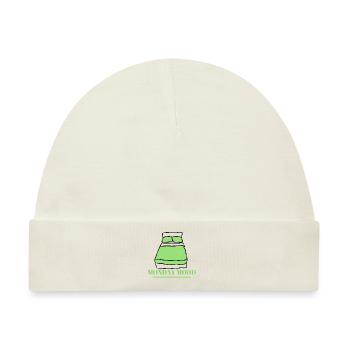 MONDAY MOOD - Baby Premium Organic Mütze - Naturweiß - Vorne