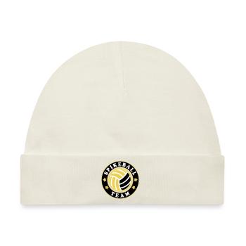 Farben änderbar | Roundnet Spikeball Team Fun - Baby Premium Organic Mütze - Naturweiß - Vorne