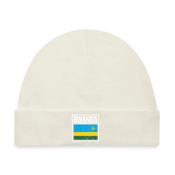 Ruanda - Baby Premium Organic Mütze - Naturweiß - Vorne