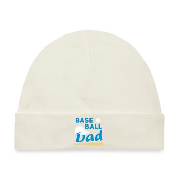 Baseball dad (Spielball, Baseballkappe, Baseballsc - Baby Premium Organic Mütze - Naturweiß - Vorne