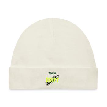 Team DRIFT - Baby Premium Organic Mütze - Naturweiß - Vorne