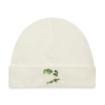Sleep Schlaf und drei Steine - Baby Premium Organic Mütze - Naturweiß - Vorne