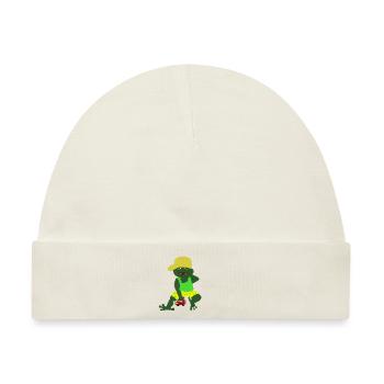 Flabby Frosch - Baby Premium Organic Mütze - Naturweiß - Vorne