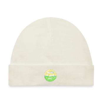 Haben Sie ein Gute-Tag-Angebot - Baby Premium Organic Mütze - Naturweiß - Vorne