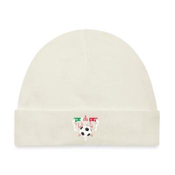 Italien Fußball Nationalmannschaft Geschenkidee - Baby Premium Organic Mütze - Naturweiß - Vorne