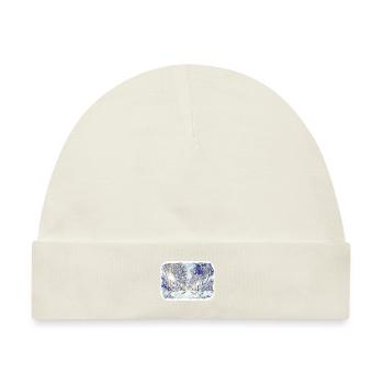Quebec Kanada Aquarell Skizze gezeichnete Illustration - Baby Premium Organic Mütze - Naturweiß - Vorne