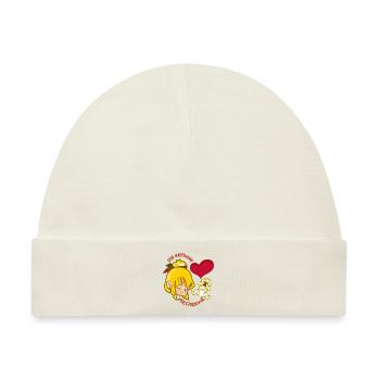 Schwester bekommt Verstärkung (blond) - Baby Premium Organic Mütze - Naturweiß - Vorne