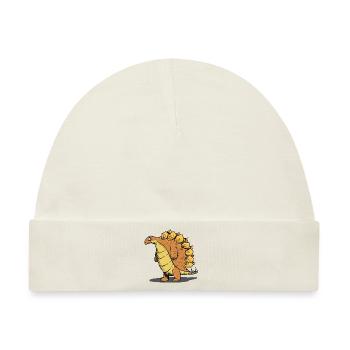 Stegosaurus - Baby Premium Organic Mütze - Naturweiß - Vorne