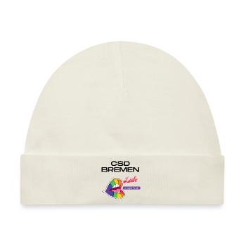 CSD Bremen Shirt Pride - Baby Premium Organic Mütze - Naturweiß - Vorne