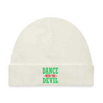 Dance with the Devil - Baby Premium Organic Mütze - Naturweiß - Vorne