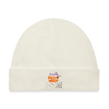Halloween Kostüm Feiertags shirt - Gruslig - Baby Premium Organic Mütze - Naturweiß - Vorne