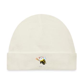 bee evil - Baby Premium Organic Mütze - Naturweiß - Vorne
