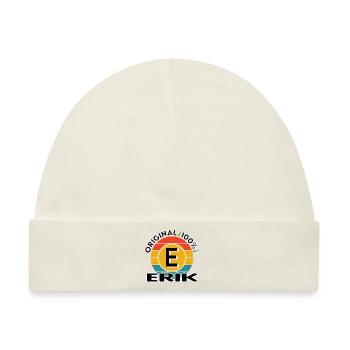 Erik - Baby Premium Organic Mütze - Naturweiß - Vorne