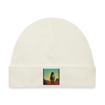 Rasta-astronaut - Baby Premium Organic Mütze - Naturweiß - Vorne
