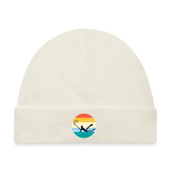 Speerfischen Speerfischen Vintage Retro - Baby Premium Organic Mütze - Naturweiß - Vorne