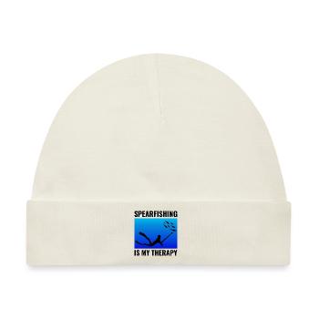Speerfischen Speerfischen Speerfischer Fischen - Baby Premium Organic Mütze - Naturweiß - Vorne