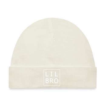 LIL BRO - Baby Premium Organic Mütze - Naturweiß - Vorne