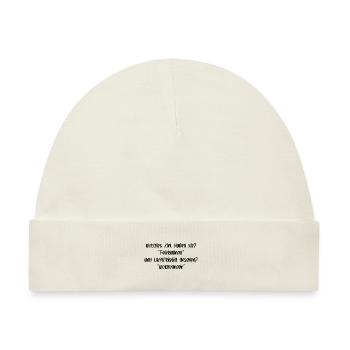 Welches Ziel haben Sie Feierabend und Wochenende - Baby Premium Organic Mütze - Naturweiß - Vorne