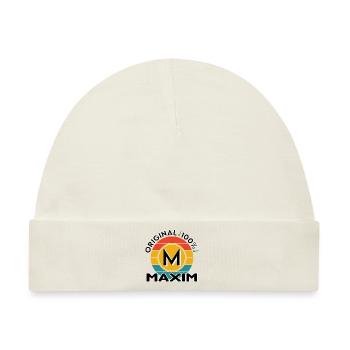 Maxim - Baby Premium Organic Mütze - Naturweiß - Vorne