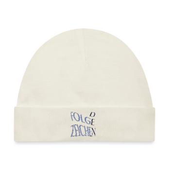 Folge den Zeichen - Baby Premium Organic Mütze - Naturweiß - Vorne