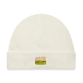 Jaipur Indien Aquarell Skizze Gezeichnetes Gemälde - Baby Premium Organic Mütze - Naturweiß - Vorne