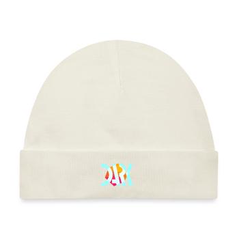Dark Streetwear - Baby Premium Organic Mütze - Naturweiß - Vorne