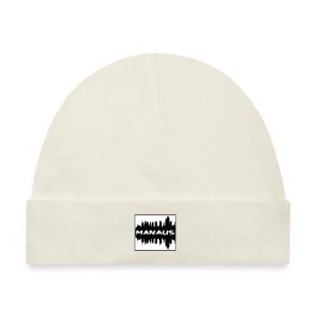Manaus Brasilien Skyline Silhouette Reise Souvenir - Baby Premium Organic Mütze - Naturweiß - Vorne