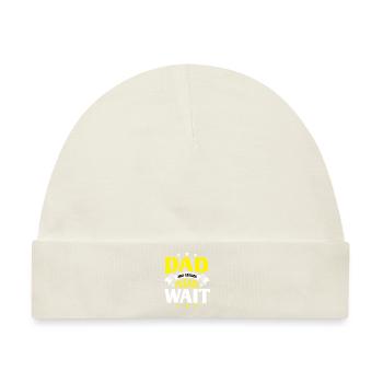 Papa Witz loading Sei Papas Shirt Geschenkidee - Baby Premium Organic Mütze - Naturweiß - Vorne