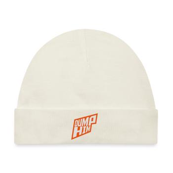 dump him Zitat Logo - Baby Premium Organic Mütze - Naturweiß - Vorne