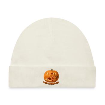 Kannibalenkürbis - Baby Premium Organic Mütze - Naturweiß - Vorne