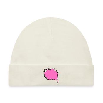 Pinke Wolke - Baby Premium Organic Mütze - Naturweiß - Vorne