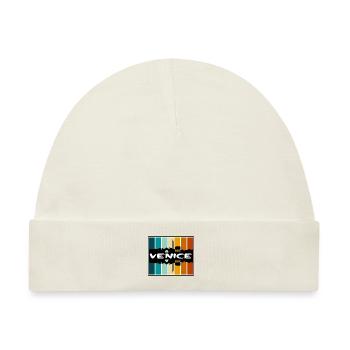 Venedig Italien Skyline Silhouette Reise Souvenir - Baby Premium Organic Mütze - Naturweiß - Vorne