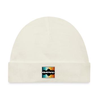 Brünn Tschechien Skyline Silhouette Reise Souvenir - Baby Premium Organic Mütze - Naturweiß - Vorne