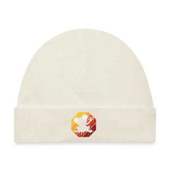 Frosch Frösche Geschenk für Kinder Lustig Witzig - Baby Premium Organic Mütze - Naturweiß - Vorne