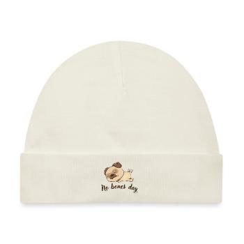 No bones day - Baby Premium Organic Mütze - Naturweiß - Vorne