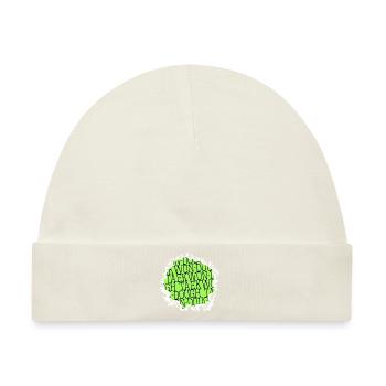 dinosaur present idea fun christmas present dino - Baby Premium Organic Mütze - Naturweiß - Vorne