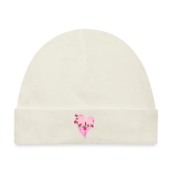 herz rosen narben rosa symbol - Baby Premium Organic Mütze - Naturweiß - Vorne